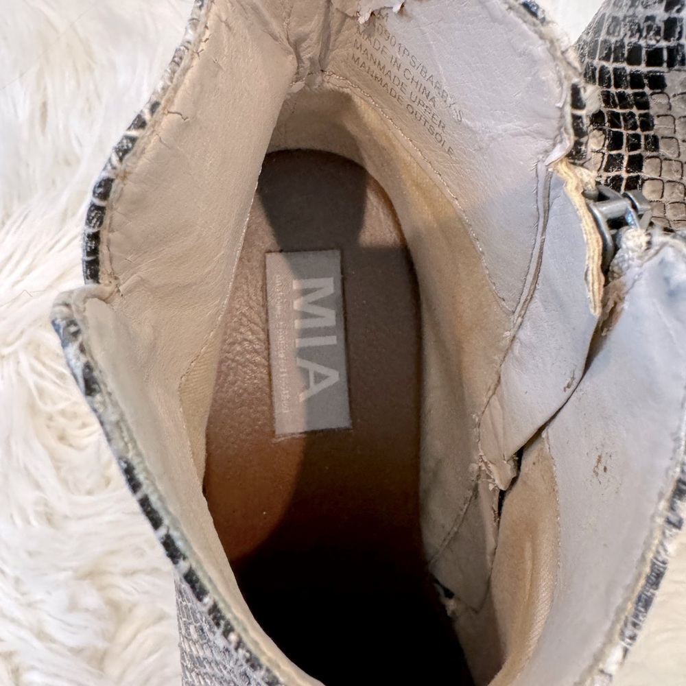 Mia Snake Print Boot - image 5